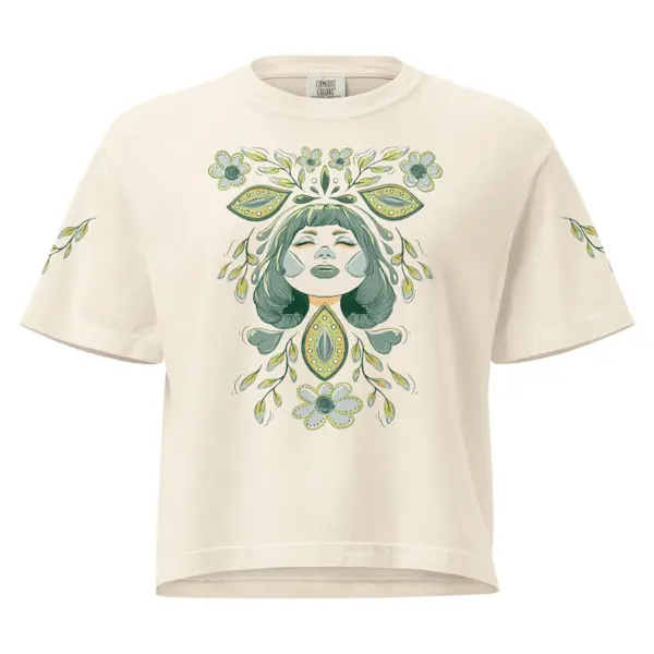 Florine Verger — T-shirt boxy épais Ilvane