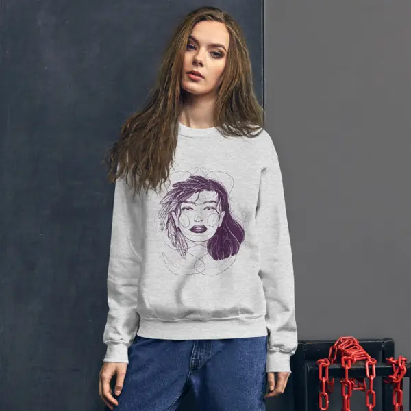 L'Augure Onyx — Sweatshirt unisexe Ilvane