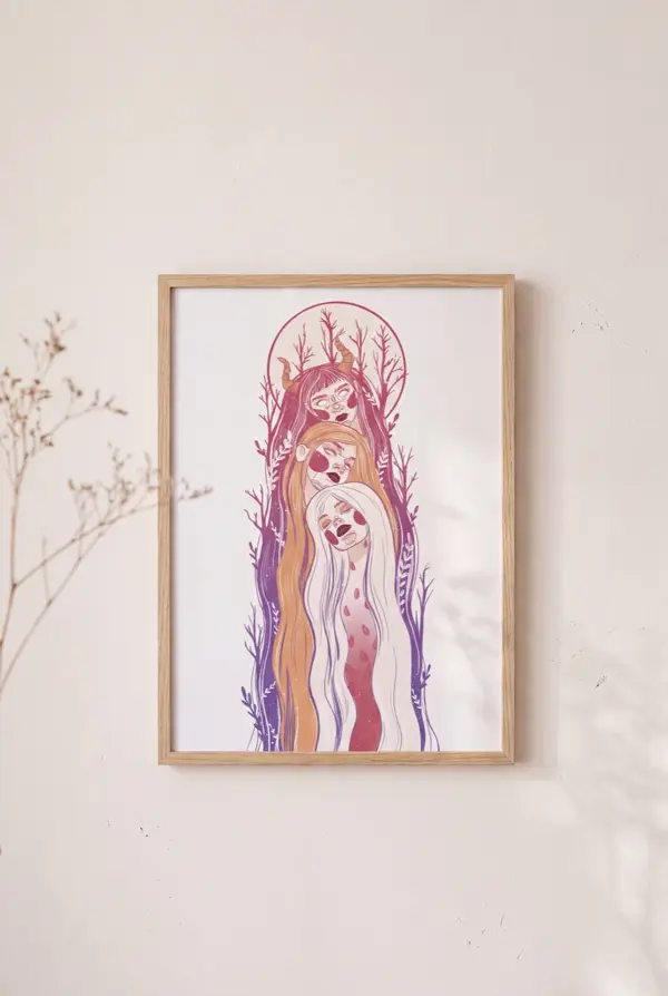 Triade Braise — Poster mat Ilvane