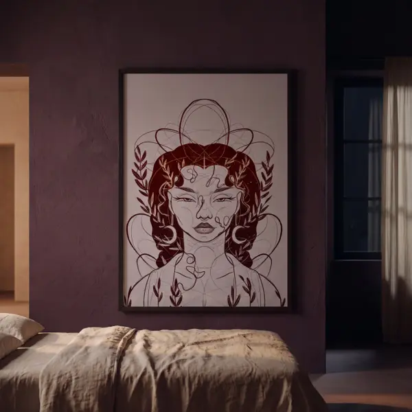 Vespérale Nuit — Poster mat Ilvane